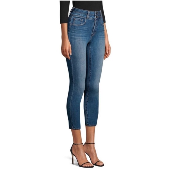 L'AGENCE Peyton High-Rise Skinny Ankle Crop Jeans Size 25 NWOT in Premier Color - Picture 4 of 8